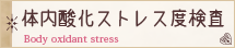 体内酸化ストレス度検査